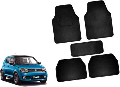 AUTO PEARL Polyester Standard Mat For  Maruti Ignis(Black)