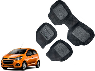 AUTO PEARL Leatherite 7D Mat For  Chevrolet Beat(Black)