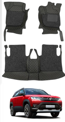 TOFIT ENTERPRISES Leatherite 7D Mat For  Toyota Glanza(Black)