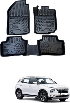 arneja trading company TPV 9D Mat For  Hyundai Creta(Black)