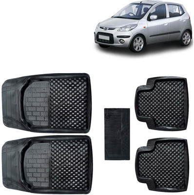 Kingsway PVC Tray Mat For  Hyundai i10(Black)
