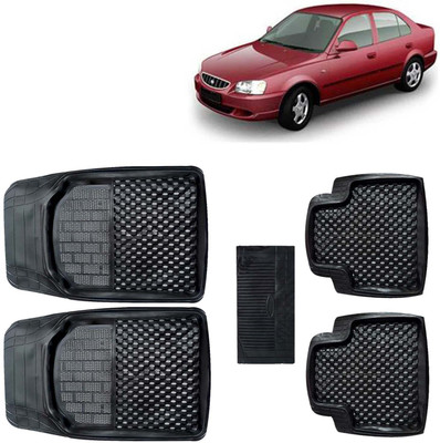 Kingsway PVC Tray Mat For  Hyundai Accent(Black)