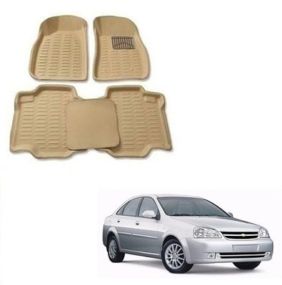 SLSHILPA Plastic 3D Mat For  Chevrolet Optra(Beige)