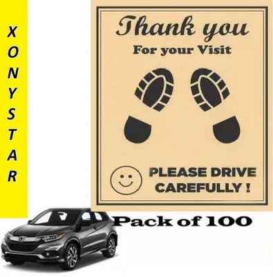 XONYSTAR Paper Disposable Paper Mat For  Universal For Car(Brown)