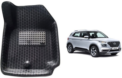 ROSHNEER ENTERPRISES PVC Tray Mat For  Hyundai Venue(Black)