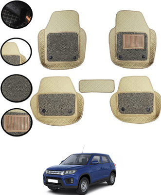 MATIES Leatherite 7D Mat For  Maruti Suzuki Universal For Car(Beige)