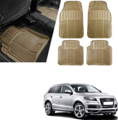 Znee Smart Rubber Standard Mat For  Universal For Car(Beige)