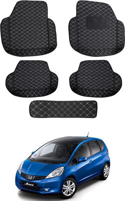 MATIES Leatherite 7D Mat For  Honda Jazz(Black)