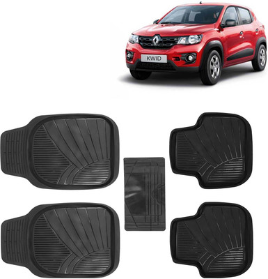 Kingsway PVC Tray Mat For  Renault Kwid(Black)