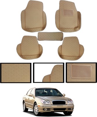 ABJD Leatherite 7D Mat For  Hyundai Sonata(Beige)