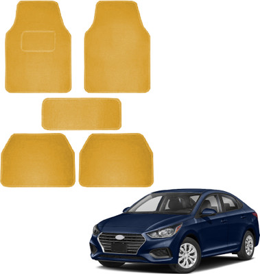 INSURE AUTOMOTIVE Vinyl Standard Mat For  Hyundai i10(Beige)
