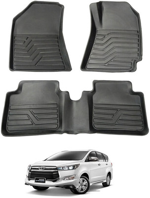 MATIES PVC Tray Mat For  Toyota Innova Crysta(Black)