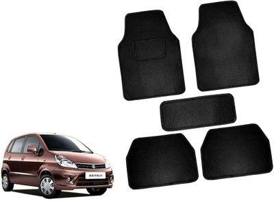 AUTO PEARL Polyester Standard Mat For  Maruti NA(Black)