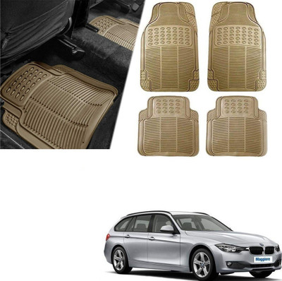 Znee Smart Rubber Standard Mat For  Universal For Car(Beige)