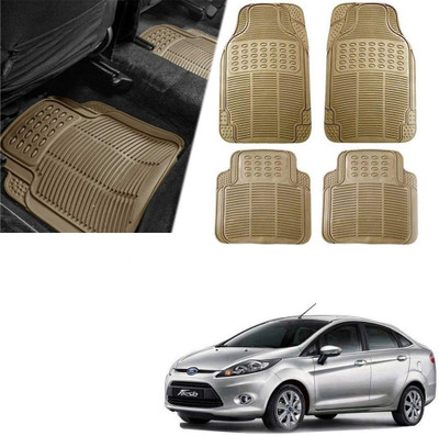 Znee Smart Rubber Standard Mat For  Universal For Car(Beige)