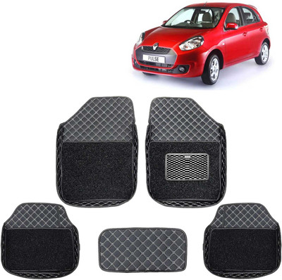 Kingsway Leatherite 7D Mat For  Renault Pulse(Black)