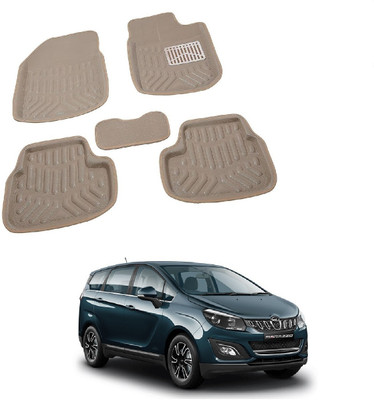 ROSHNEER ENTERPRISES PVC 3D Mat For  Mahindra Marazzo(Beige)
