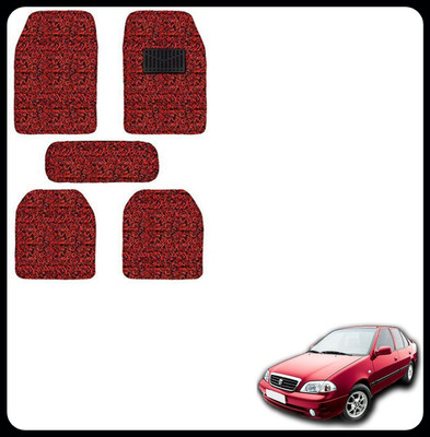 SEMAPHORE PVC, Rubber Standard Mat For  Maruti Esteem(Red, Black)