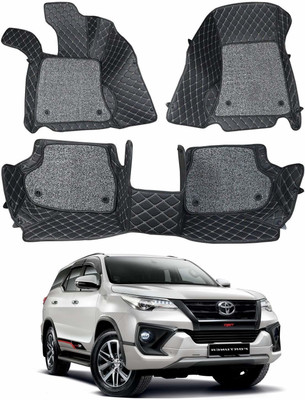 STYLE CHOICE Leatherite 7D Mat For  Toyota Fortuner(Black)