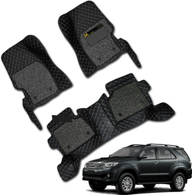 TOFIT ENTERPRISE Leatherite 7D Mat For  Toyota Fortuner(Black)