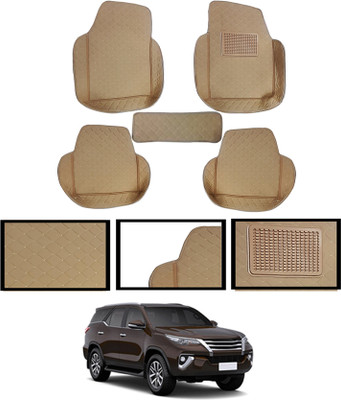 monolive Leatherite Tray Mat For  Toyota Universal For Car(Beige)