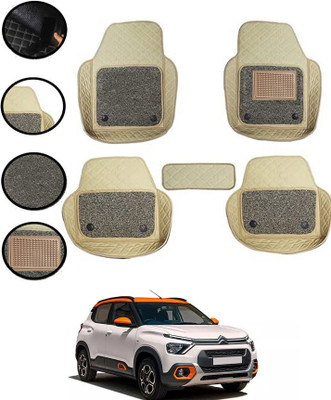 zplus Leatherite 7D Mat For  Citroen C3(Beige)