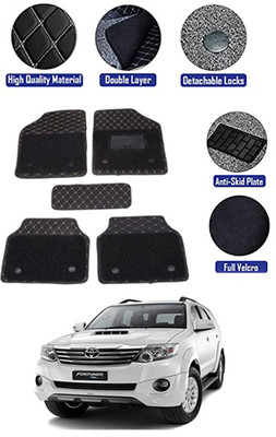 MATIES PVC 7D Mat For  Honda Fortuner(Black)