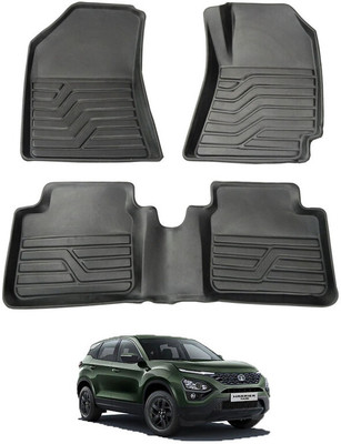 MATIES PVC Tray Mat For  Tata Harrier(Black)