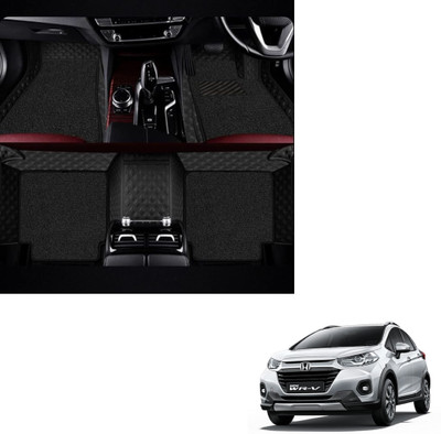 Autoclow Leatherite 7D Mat For  Honda WRV(Black, Black)