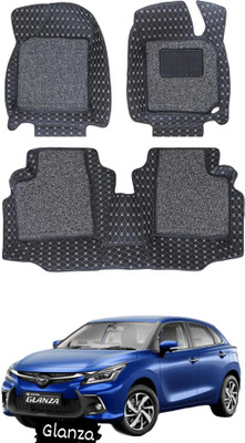 FF TRADERS Leatherite 7D Mat For  Toyota Glanza(Black, Silver)