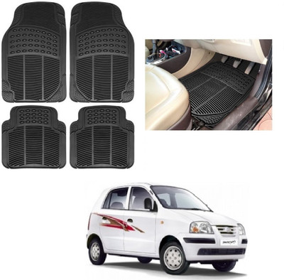 ROSHNEER ENTERPRISES Rubber Standard Mat For  Hyundai Santro Xing(Black)