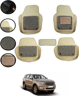 MATIES Leatherite 7D Mat For  Ford Endeavour(Beige)
