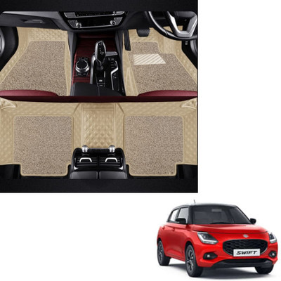 Autoclow Leatherite 7D Mat For  Maruti Suzuki Baleno(Beige)