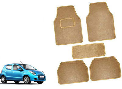 AUTO PEARL Polyester Standard Mat For  Maruti A-Star(Beige)