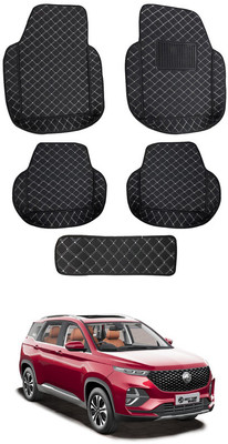 RKPSP Leatherite 7D Mat For  MG Hector Plus(Black)