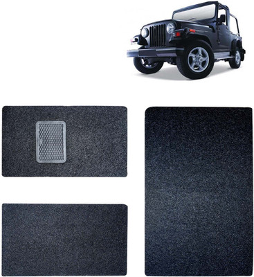 Kingsway PVC Standard Mat For  Mahindra Thar(Black)