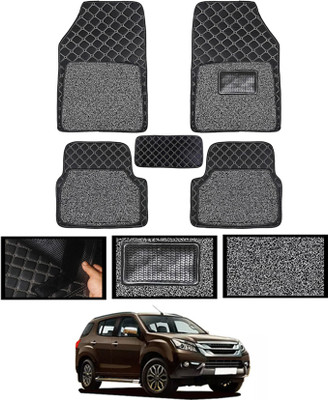 MATIES Leatherite 7D Mat For  Isuzu Universal For Car(Black)