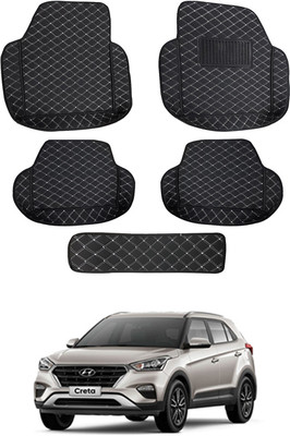 RKPSP Leatherite 7D Mat For  Hyundai Creta(Black)
