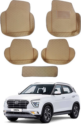 RKPSP Leatherite 7D Mat For  Hyundai Creta(Beige)