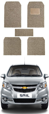 Autoxygen PVC Standard Mat For  Chevrolet Sail(Beige)