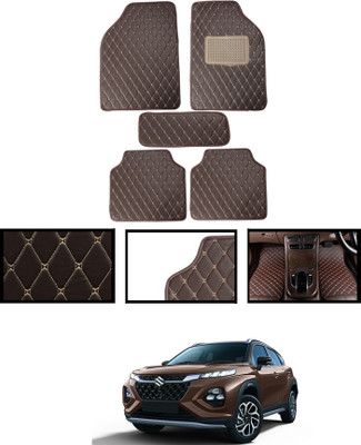 MSNP Leatherite Standard Mat For  Maruti Fronx(Brown)