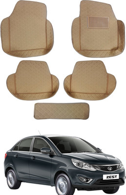 MATIES Leatherite 7D Mat For  Tata Zest(Beige)