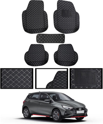 MATIES Leatherite 7D Mat For  Hyundai Universal For Car(Black)