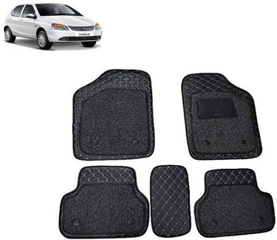 TOFIT ENTERPRISE Leather 7D Mat For  Tata Indica(Black)