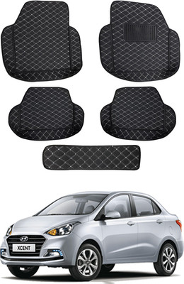 MATIES Leatherite 7D Mat For  Hyundai Xcent(Black)