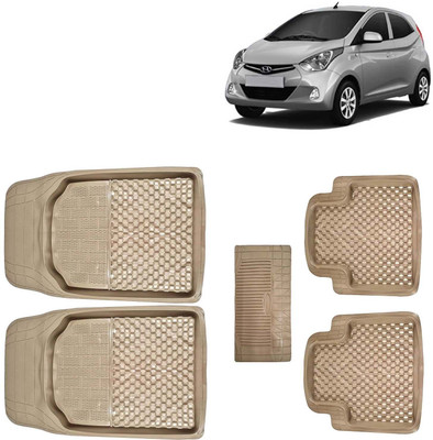 Kingsway PVC Tray Mat For  Hyundai Eon(Beige)