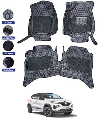 MATIES Leatherite 8D Mat For  Renault Universal For Car(Black)