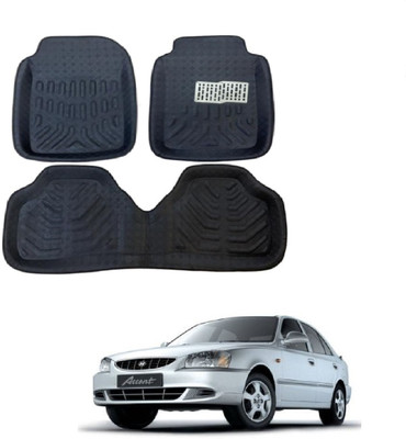 ROSHNEER ENTERPRISES PVC 3D Mat For  Hyundai Accent(Black)