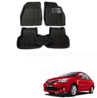 arneja trading company Polyutherine 3D Mat For  Toyota Etios(Black)