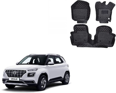 Autorepute Leather 7D Mat For  Hyundai Verna(Black)